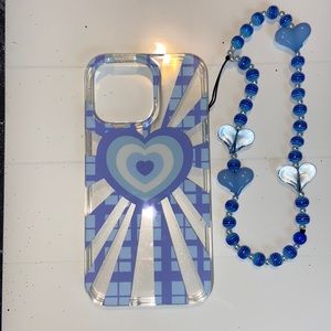 iP 13 Pro - echoing Love charm wrist case